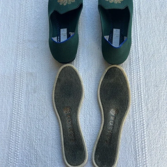 Rothy’s Rare Evergreen Loafers Flats Size 6 - Picture 10 of 10